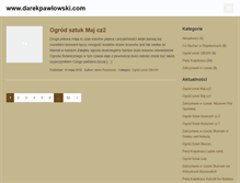 Tablet Screenshot of darekpawlowski.com